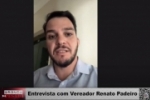 Compra do Hospital, Revitaliza&ccedil;&atilde;o da Av. Capit&atilde;o Silvio, empr&eacute;stimo de R$ 40 milh&otilde;es e servi&ccedil;os de ilumina&ccedil;&atilde;o p&uacute;blica &ndash; Entrevista com Ver. Renato Padeiro &ndash; V&iacute;deo