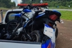 MOTO FURTADA EM MACHADINHO &Eacute; RECUPERADA PELA POL&Iacute;CIA MILITAR EM ARIQUEMES