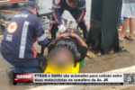 PTRAN e SAMU s&atilde;o acionados para colis&atilde;o entre duas motocicletas no sem&aacute;foro da Av. JK &ndash; V&iacute;deo