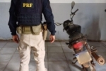 PRF recupera motocicleta adulterada em Porto Velho/RO
