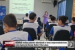 SEBRAE realiza palestra abordando o tema empreendedorismo com alunos da Escola Heitor Villa Lobos &ndash; V&Iacute;DEO