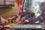 Motociclista perde controle da dire&ccedil;&atilde;o e colidi em &aacute;rvore na Av. Machadinho &ndash; V&Iacute;DEO