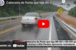 Cabeceira da Ponte que liga BR–364 a RO–459 que da acesso a Alto Paraíso apresenta rachaduras – VÍDEO