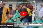 Lions Clube Cana&atilde; entrega mais de 1.000 tambaquis no Setor 10 &ndash; V&Iacute;DEO