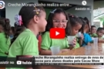 Creche Moranguinho realiza entrega de ovos de pascoa para alunos doados pela Cacau Show &ndash; V&Iacute;DEO