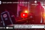 Ap&oacute;s perder controle de dire&ccedil;&atilde;o em curva motociclista &eacute; socorrido pelo SAMU na RO&ndash;257 &ndash; V&Iacute;DEO