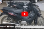 PATAMO recupera motoneta com placa adulterada em Ariquemes &ndash; V&Iacute;DEO