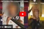 PM conduz filho suspeito de matar o pr&oacute;prio pai no Garimpo Bom Futuro &ndash; V&Iacute;DEO
