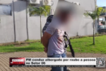 PM conduz albergado por roubo a pessoa no Setor 06 &ndash; V&iacute;deo