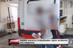 SAMU socorre trabalhador após acidente em empresa – Vídeo