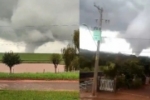 Tornado atinge cidade do Rio Grande Sul – Imagens de um tornado compartilhadas por moradores de Gentil, chocam internautas e afetam moradores – Vídeo