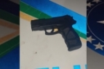POL&Iacute;CIA MILITAR PRENDE SUSPEITO DE TENTATIVA DE HOMIC&Iacute;DIO E APREENDE ARMA DO CRIME