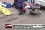 Motociclista &eacute; socorrido pelo SAMU ap&oacute;s colis&atilde;o entre ve&iacute;culos na Alameda Piqui&aacute; &ndash; V&iacute;deo