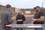Prefeita Carla Redano acompanha o asfaltamento das ruas do Bairro Mutir&atilde;o &ndash; V&iacute;deo