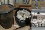 FLAGRANTE: PF e PM prendem homem com 200 quilos de droga em galões de combustível