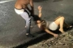 BÊBADO: Homem bate cabeça da namorada contra parede e a arrasta pelos cabelos