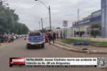 FATALIDADE: Jovem Cleitinho morre em acidente de tr&acirc;nsito na Av. JK em Ariquemes &ndash; V&iacute;deo