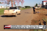 Colisão entre carro e bicicleta deixa jovem ferido na Av. Capitão Silvio – Vídeo