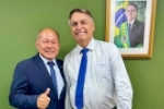 CORONEL CHRISOSTOMO: Deputado se re&uacute;ne com Jair Bolsonaro para discutir posi&ccedil;&atilde;o do PL nas elei&ccedil;&otilde;es municipais de RO