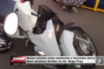 Grave colis&atilde;o entre motoneta e bicicleta deixa duas meninas feridas na Av. Hugo Frey &ndash; V&iacute;deo