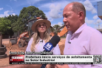 Prefeitura inicia serviços de asfaltamento no Setor Industrial – Vídeo