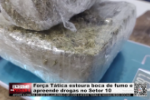 For&ccedil;a T&aacute;tica estoura boca de fumo e apreende drogas no Setor 10 &ndash; LIVE: ESTAMOS NO AR! PROGRAMA BRONCA DA PESADA