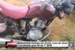 Motocicleta furtada em frente casa de show &eacute; localizada pelo NI do 7&ordm; BPM &ndash; V&iacute;deo