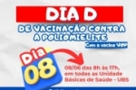 ARIQUEMES: Dia D de Vacina&ccedil;&atilde;o contra Poliomelite acontece neste s&aacute;bado (08/06)