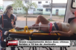 Grave capotamento deixa duas vitimas feridas a 10 km de Joel&acirc;ndia &ndash; V&iacute;deo