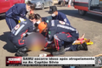 SAMU socorre idoso após atropelamento na Av. Capitão Silvio – Vídeo