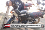 GCM localiza motocicleta adulterada na oitava Rua do Setor 02 – Vídeo