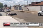 Dois homens em uma moto executaram motorista escolar no BNH &ndash; V&iacute;deo