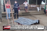 Eletricista cai de poste ap&oacute;s sofrer descarga el&eacute;trica em p&aacute;tio de posto na BR&ndash;364 &ndash; LIVE: ESTAMOS NO AR! PROGRAMA BRONCA DA PESADA