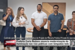 Prefeita Carla Redano anuncia moderniza&ccedil;&atilde;o da ilumina&ccedil;&atilde;o nas vias p&uacute;blicas com l&acirc;mpadas leds &ndash; V&iacute;deo