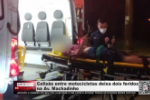 Colisão entre motocicletas deixa dois feridos na Av. Machadinho – Vídeo
