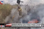 Bombeiros Militares e Civis realizam combate a inc&ecirc;ndio florestal em &aacute;rea de ch&aacute;cara no Bairro jardim Zona Sul &ndash; V&iacute;deo