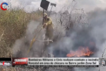 Bombeiros Militares e Civis realizam combate a incêndio florestal em área de chácara no Bairro jardim Zona Sul – Vídeo