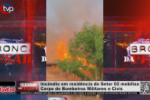 Incêndio em residência do Setor 02 mobiliza Corpo de Bombeiros Militares e Civis – Vídeo