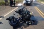 PRF registra dois acidentes de motociclistas na BR 364, em Ji–Paraná