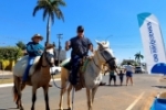 Cavalgada da Expoari contou com ponto de hidratação oferecido pela Águas de Ariquemes