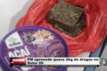 PM apreende quase 2kg de drogas no Setor 09 &ndash; LIVE: ESTAMOS NO AR! PROGRAMA BRONCA DA PESADA