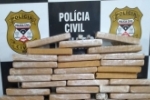 Denarc prende traficante paulista com 30 quilos de droga em tapeçaria