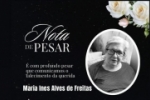 Nota de Pesar pelo falecimento de Maria Inês Alves de Freitas em Ariquemes