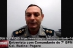 Vem aí I Corrida do 7º BPM inscreva–se e participe – Entrevista com Ten. Coronel Rudinei comandante do 7º BPM de Ariquemes – Vídeo