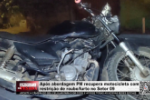 Ap&oacute;s abordagem PM recupera motocicleta com restri&ccedil;&atilde;o de roubo furto no Setor 09 &ndash; V&iacute;deo