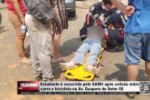 Estudante é socorrida pelo SAMU após colisão entre carro e bicicleta na Av. Guaporé do Setor 06 – Vídeo