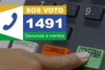 SOS Voto: cidadão pode denunciar mentiras sobre o processo eleitoral pelo 1491