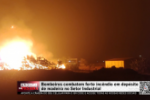 Bombeiros combatem forte inc&ecirc;ndio em dep&oacute;sito de madeira no Setor Industrial &ndash; LIVE: ESTAMOS NO AR! PROGRAMA BRONCA DA PESADA