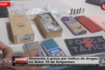 Elemento é preso por tráfico de drogas no Setor 10 de Ariquemes – Vídeo