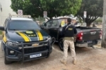 Em Alto Para&iacute;so/RO, PRF recupera ve&iacute;culo com registro de roubo/furto